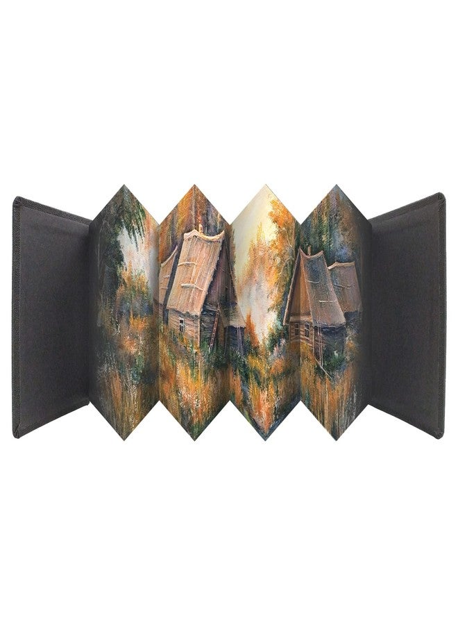 Anupam Wave Fan Folding Black Paper Accordion Book Matte Black Acid Free Paper 18 Pages 180 GSM (A5) - Image 2